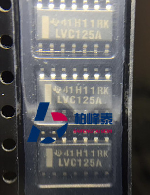 SN74LVC125ADR丝印：LVC125A SOP-14 TI正品 IC配套 可直拍