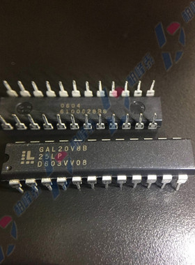 GAL20V8B-25LP 插件DIP-24 可编程阵列逻辑 LATTICE进口全新正品