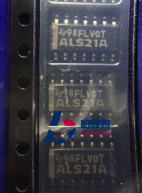 SN74ALS21ADR丝印：ALS21A SOP-14 TI进口正品 IC配套 可直拍