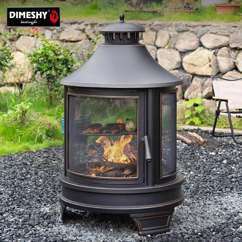 庭院烤火炉木柴烧烤炉户外露营篝火炉民宿花园烤火围炉家用取暖炉,住宅家具,庭院烤火炉,淘宝优惠券,粉丝福利购,淘宝优惠卷