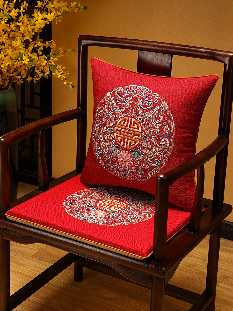 红木沙发坐垫中式椅子餐椅太师椅圈椅椅垫实木茶桌茶椅垫四季通用