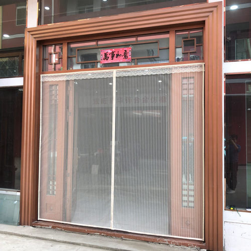 别墅房间隐形磁吸阳台门帘免打孔