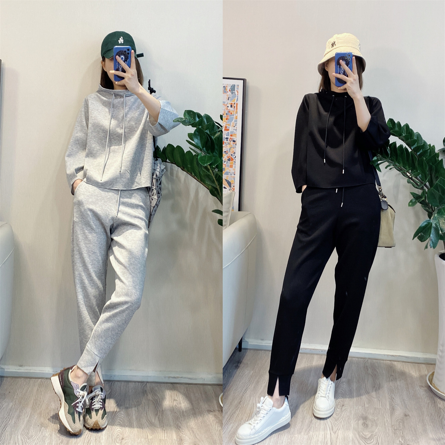 空气层恒温休闲套装好处穿舒服