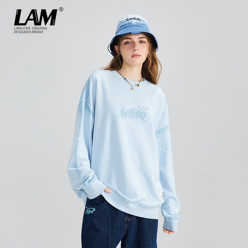 LAMLICKA潮牌卡通印花卫衣男