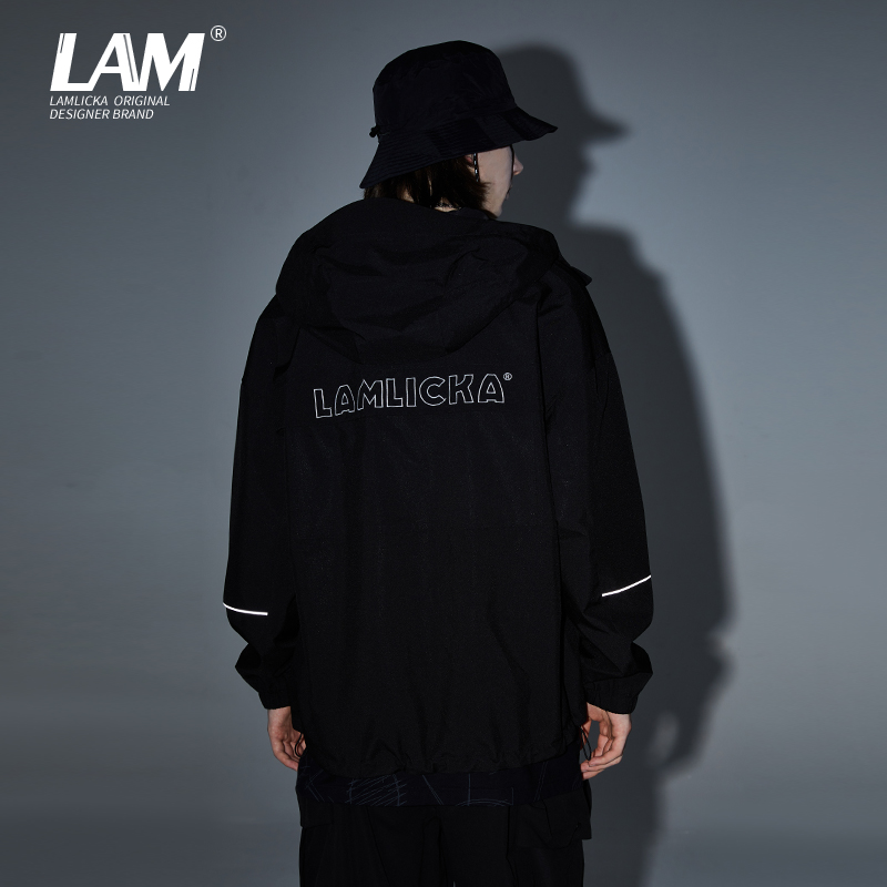 LAMLICKA潮牌户外反光三防男装