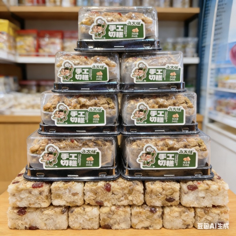 新疆八大怪手工切糕坚果制品盒装 古法制作玛仁糖传统糕点零食