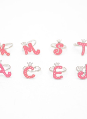 时尚风滴釉关节开口戒指