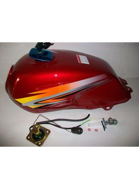 适用摩托车HJ125K-2A红色，黑色，灰色摩托车的油箱