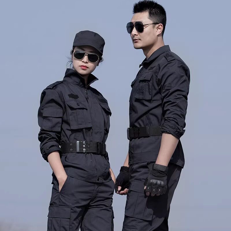 2024保安作训服套装男士新款耐磨战训户外工装物业门卫制服工作服