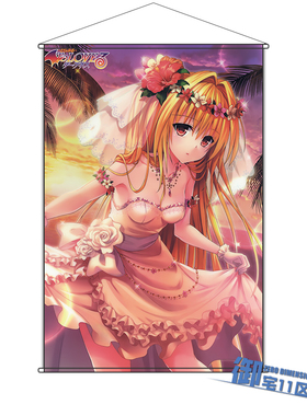 出包王女tolove动漫挂画菈菈结城美柑金色暗影二次元卷轴海报周边