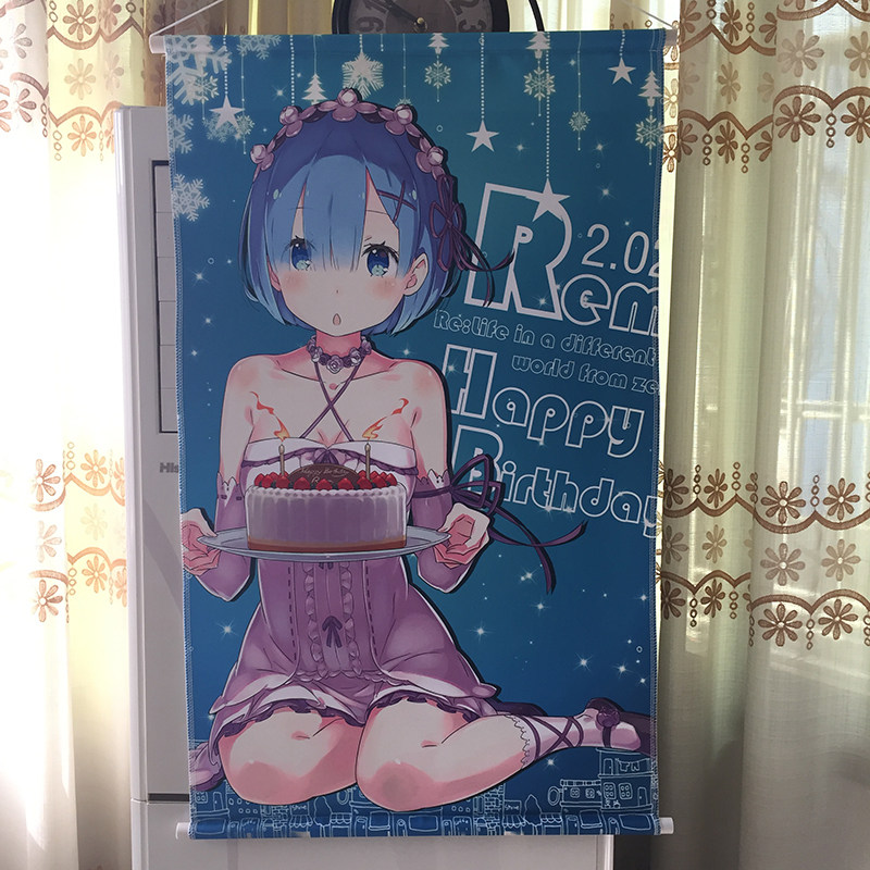 蕾姆动漫雷姆生日动漫挂画周边