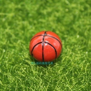 微缩食玩 娃娃屋配件 微景观摆件  生活场景模型仿真迷你篮球足球