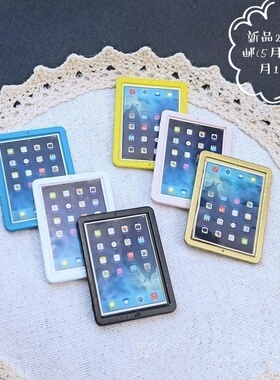 DOLLHOUSE小布娃娃屋配件 DIY场景模型 拍聂道具迷你仿真平板电脑