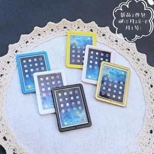 DOLLHOUSE小布娃娃屋配件 拍聂道具迷你仿真平板电脑 DIY场景模型