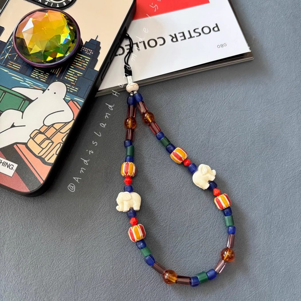 吉祥如意 与岛设计小众原创天然石手机链手机挂绳手机挂件,饰品/流行首饰/时尚饰品新,其他DIY饰品配件,淘宝优惠券,粉丝福利购,淘宝优惠卷