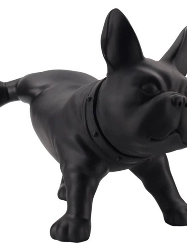 Украшение для рабочего стола для мамы, украшение для витрины, детский реквизит, свет, роскошный писающий бульдог, подарок