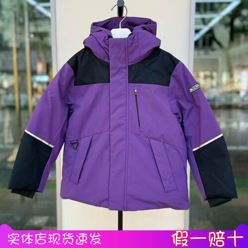 安踏儿童女大童羽绒服2025冬新款