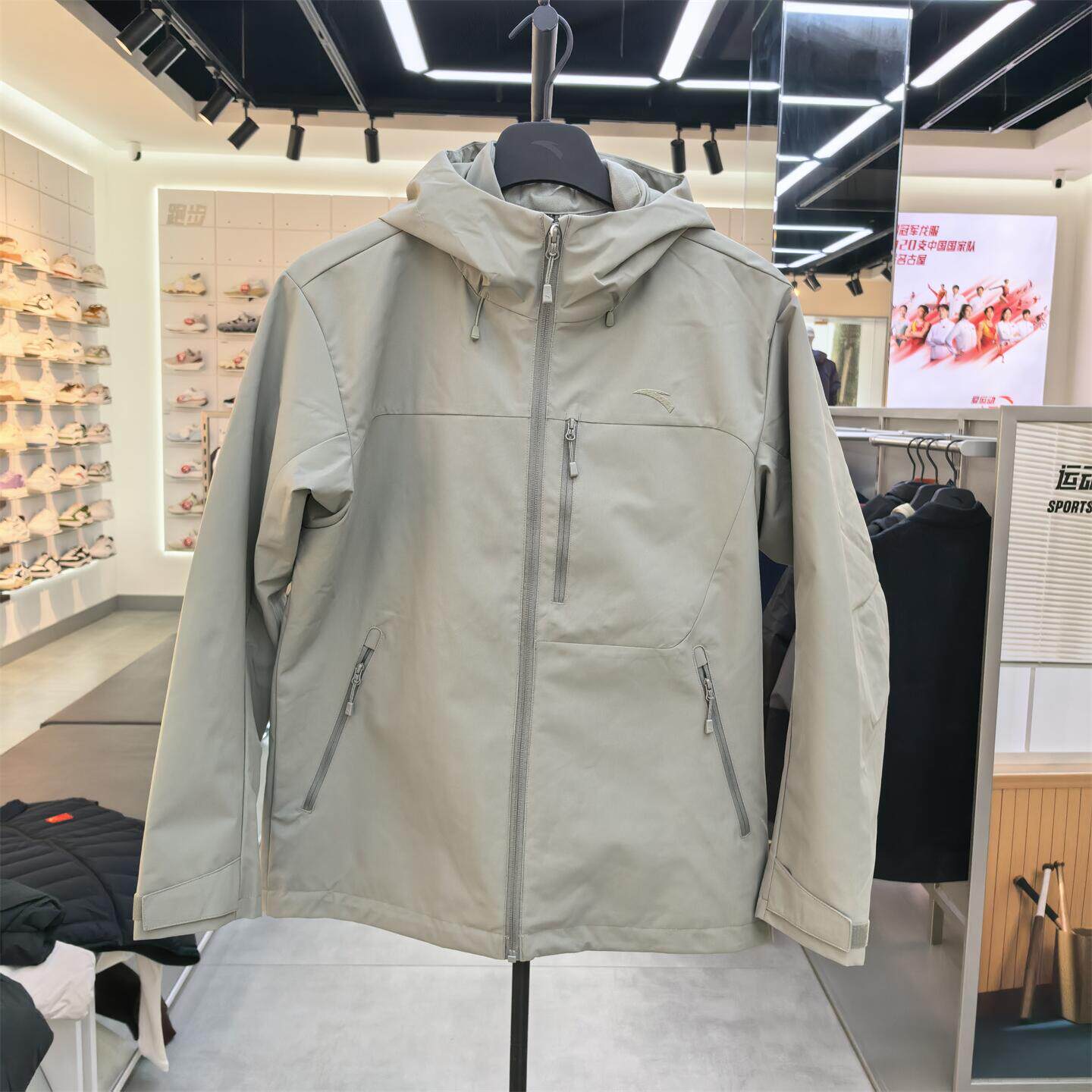 安踏男装2026冬季保暖户外休闲防水外套运动服两件套152646618