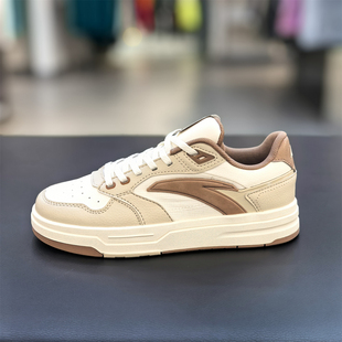 低帮百搭超轻滑休闲鞋 安踏街顽板鞋 经典 新款 122538051 女2025夏季