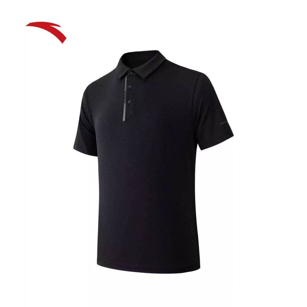 安踏冰丝POLO衫商务通勤Polo男夏季凉感透气休闲短袖T恤152627123