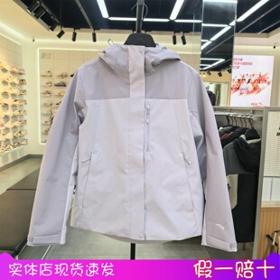 安踏运动2026冬季女士户外系列抓绒内胆三合一俩件套162646612N
