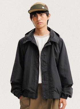 BLACK ARMADA 2025年秋季户外轻量化山系宽松外套防风防泼水上衣