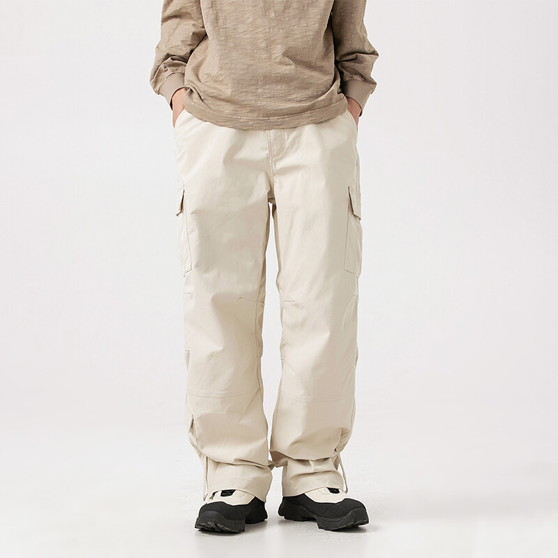 BLACK ARMADA 双面斜纹水洗柔软舒适户外速干直筒多口袋拖地长裤