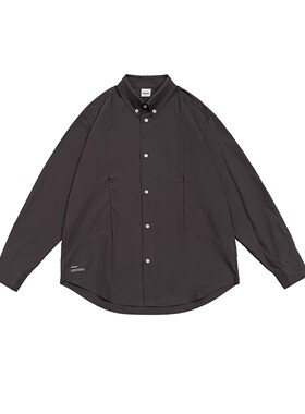 NEOISM 日系复古工装衬衫男宽松休闲百搭长袖衬衣外套潮牌