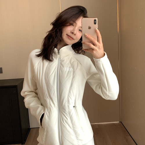 一勺甜Hers-小蛮腰体感蓄热保暖羽绒服外套女修身锁温92661