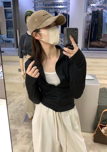 SeeUbye2026夏季新款修身显瘦立领防晒衣女百搭休闲运动外套