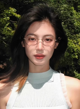 百世芬镜架批发58161ZM线上爆款复古金丝细边眼镜框可配近视眼镜