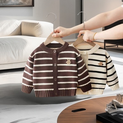 男童开衫毛衣秋冬新款