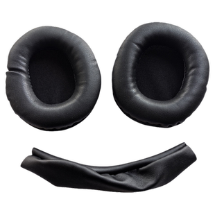 适用铁三角ATH sr30耳罩耳机套海绵皮套 SR30BT耳机头梁皮sr30bt