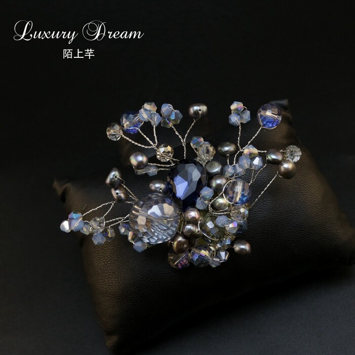 Broche femme en cristal artificiel - Ref 1174047 Image 3