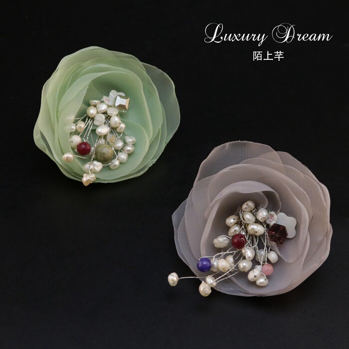 Broche femme en Matériau mixte - Ref 1185635 Image 4