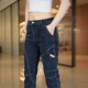 男士 潮牌高端弹力休闲长裤 宽松直筒秋季 2025新款 新品 牛仔裤