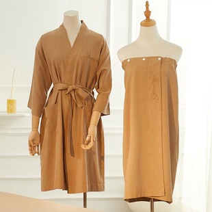 浴袍女款夏季美容院专用五星级酒店定制洗完澡穿的浴裙高级感轻奢