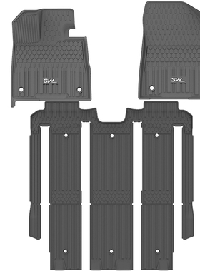 3W全TPE注塑脚垫适用于21-26款赛塞纳那混动Sienna格瑞维亚脚垫