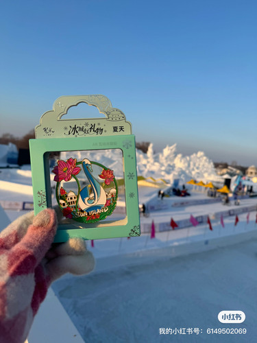 哈尔滨冰箱贴太阳岛春夏秋冬AR三D裸眼冰雪大世界中央大街