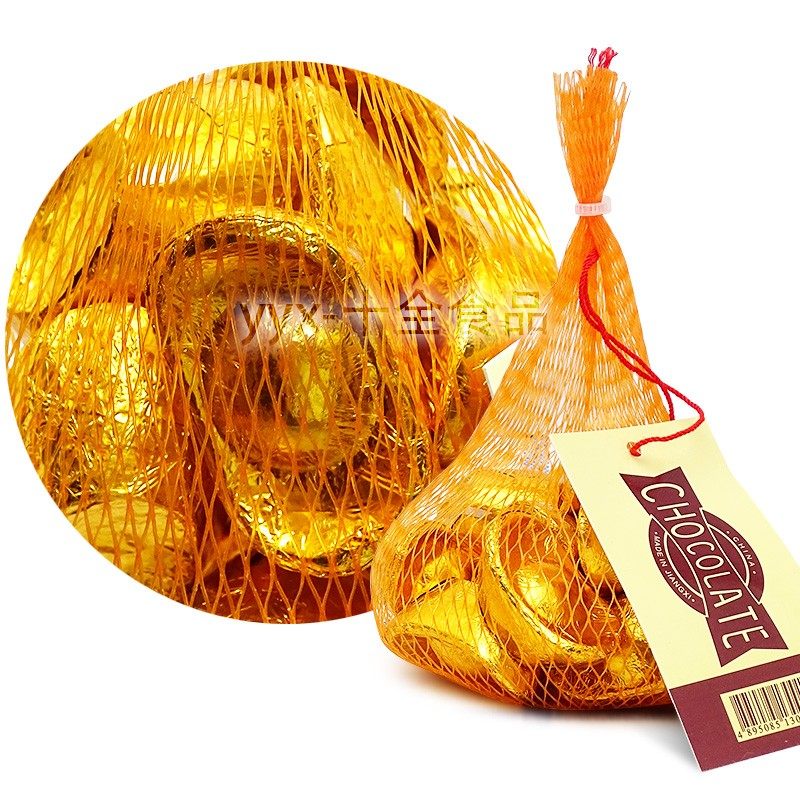 CHOCOLATE金元宝巧克力76g网红新年糖果年货喜糖休闲零食烘焙蛋糕