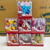 海陆空变形战队男孩益智变形玩具航空母舰坦克导弹战车窜梭机战斗