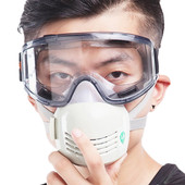硅胶防尘粉尘口罩防护工业面具打磨装 饰井下煤矿电焊烟尘kn95面罩
