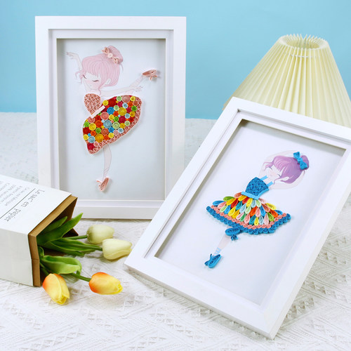 纸艺时代芭蕾少女手工手工材料包