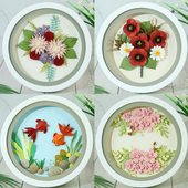 纸艺时代精品系列衍纸圆形画材料包套装 夜灯摆件高级手工创意礼品