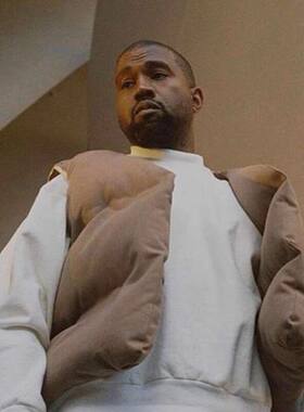 kanye侃爷同款双面可穿夹棉纯色马甲高街潮流宽松百搭宽松外套