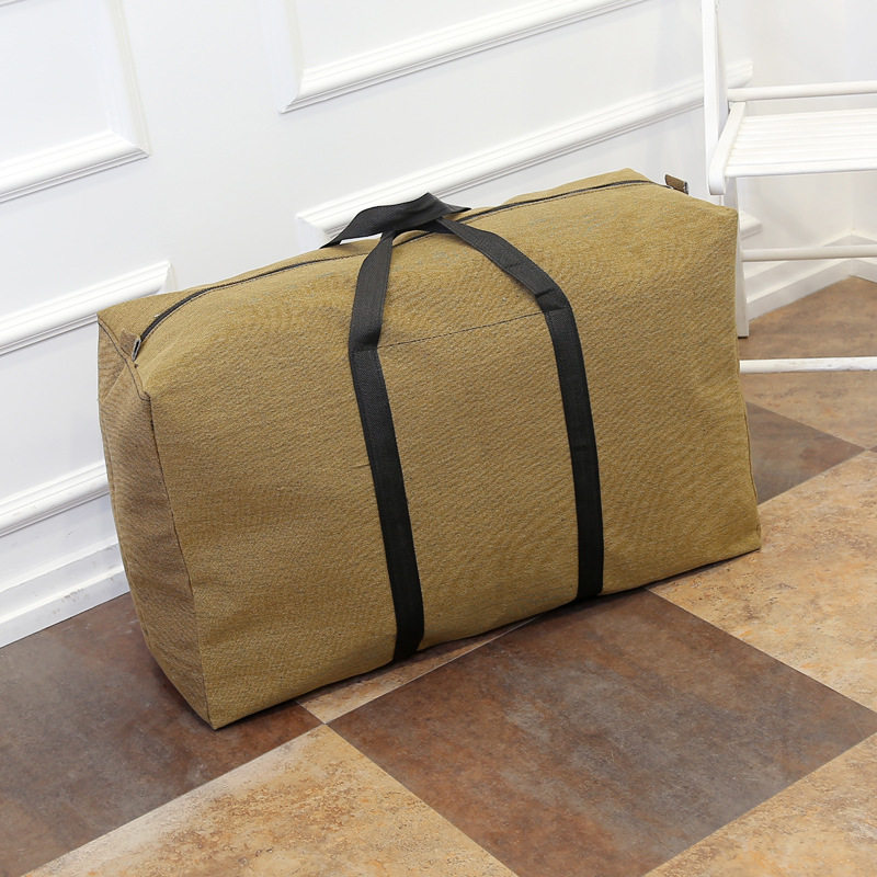 加厚老帆布被子收纳袋大容量结实耐磨搬家打包特大号装衣服行李包,收纳整理,被子防尘袋,淘宝优惠券,粉丝福利购,淘宝优惠卷