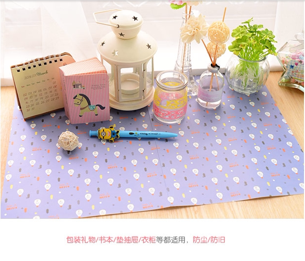 책 포장지 한국의 다채로운 선물 포장지 귀여운 숲 스타일 책 포장지 생일 선물 포장지