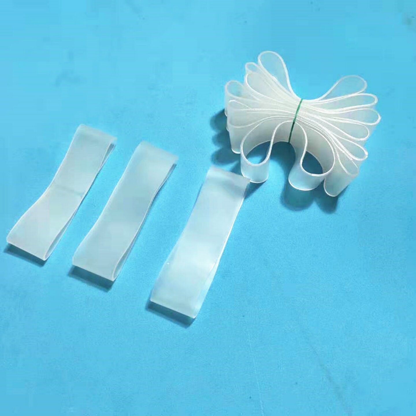三捻子透明橡皮筋高弹力180mm