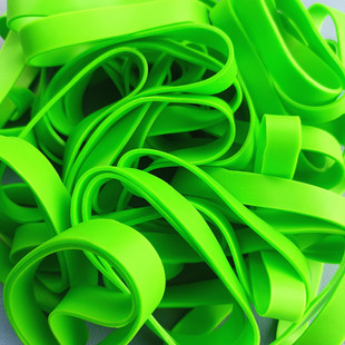 橡皮筋绿色办公文具柔韧性收纳捆绑弹性袋装直径50mm工厂直供定做