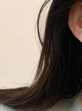 镀银蝴蝶结耳钉女睡觉免摘耳饰养